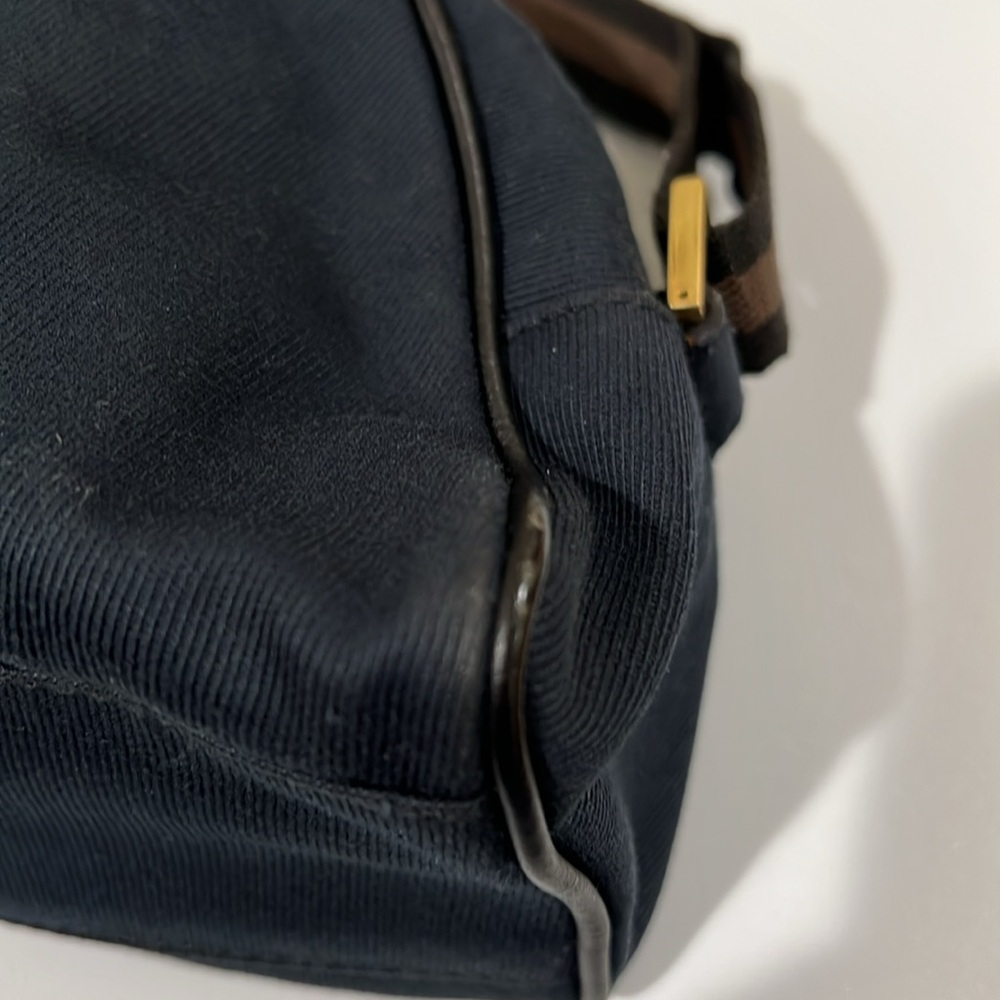 Gucci Navy Canvas Dome Shoulder Bag EUC - Picture 12 of 13